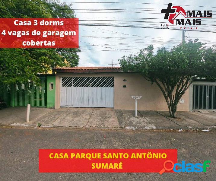 Casa 3 dormitorios mais edícula Parque Santo Antônio