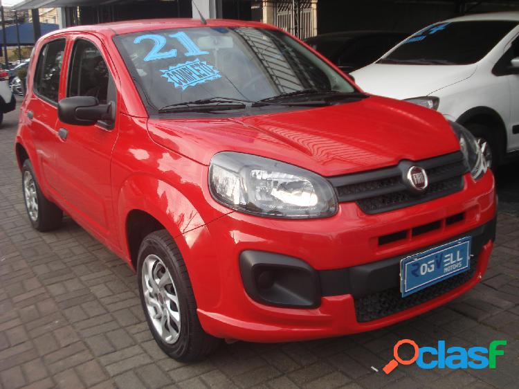 FIAT UNO ATTRACTIVE 1.0 FIRE FLEX 8V 5P VERMELHO 2021 1.0