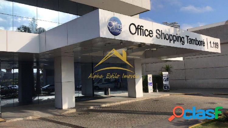 LINDAS SALAS PARA LOCAÇÃO NO ED. OFFICE TAMBORE EM