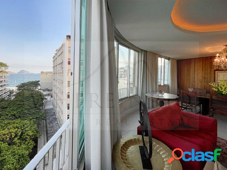 Lindo Apartamento com vista mar parcial em Ipanema