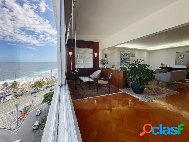 Lindo apartamento de 360 m2 com vista mar a venda em Ipanema