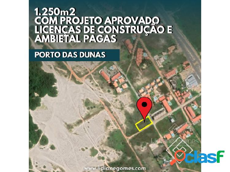 Terreno com Projeto de Construção na Praia de Porto das