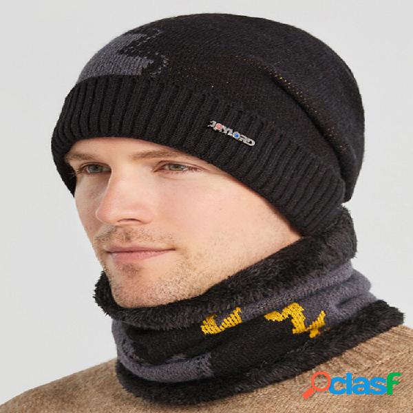 Homens 2 PCS Plus Veludo Grosso Inverno Ao Ar Livre Manter