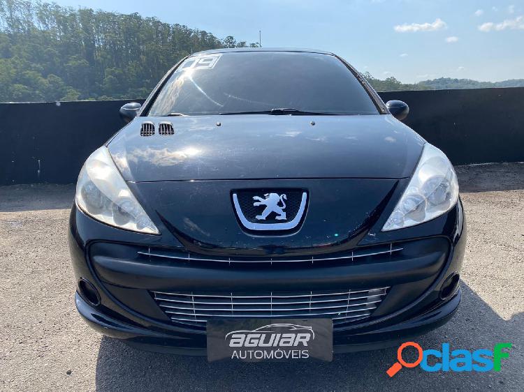 PEUGEOT 207 XS 1.6 FLEX 16V 3P PRETO 2009 1.6 GASOLINA E