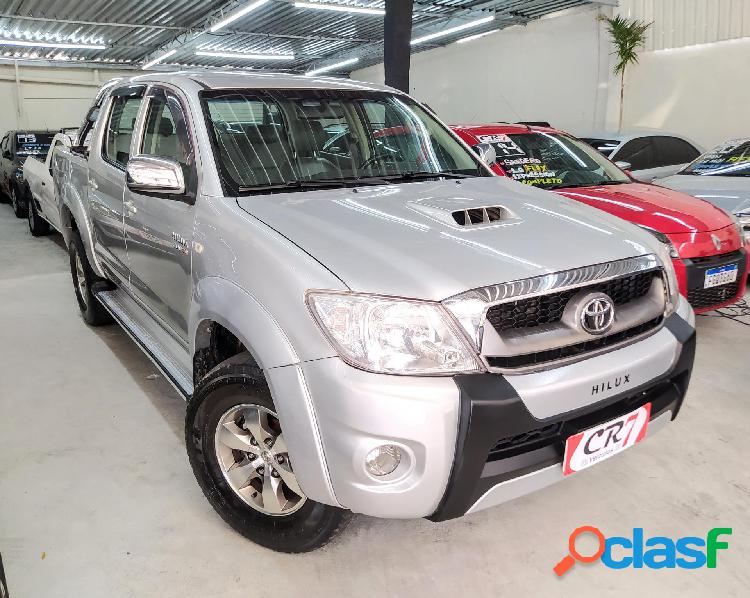 TOYOTA HILUX CD SRV D4-D 4X4 3.0 TDI DIES PRATA 2010 3.0