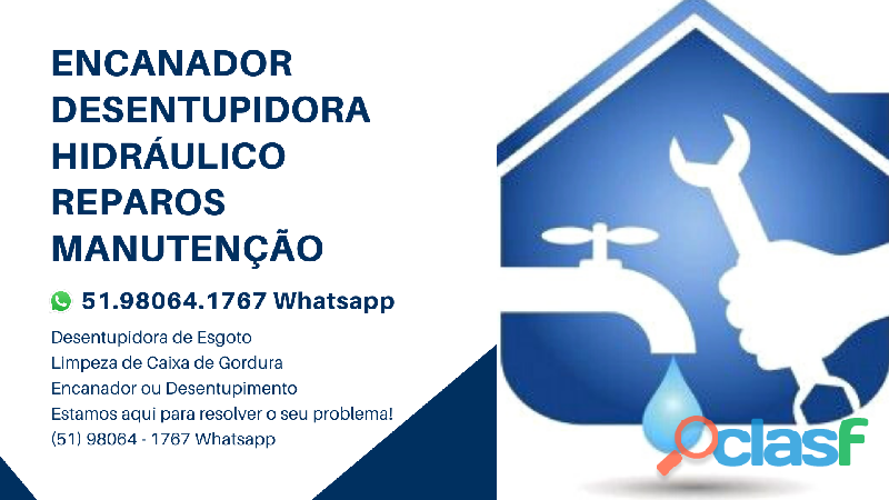 Desentupidora em Zona norte de Porto Alegre RS 51.98064.1767