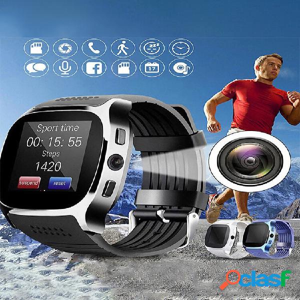 3 Cores IPS Silicone Pulseira Masculina Esportes Bluetooth