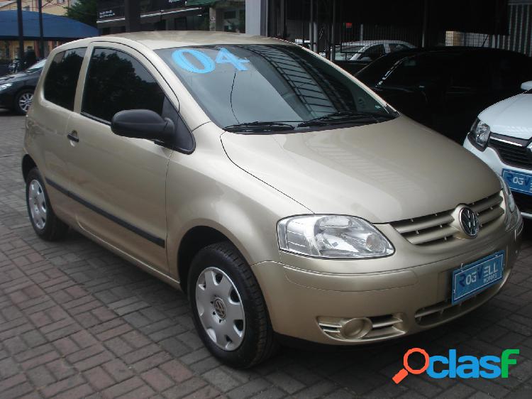 VOLKSWAGEN FOX 1.0 FLEX 2P BEGE 2004 1.0 FLEX