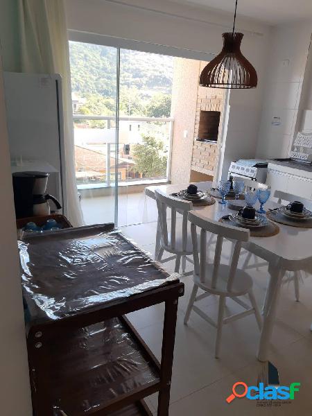 Alugo apartamento novo 2 dorm mobiliado Centro Ubatuba