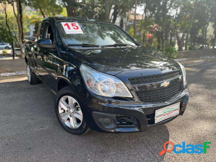 CHEVROLET MONTANA LS 1.4 ECONOFLEX 8V 2P PRETO 2015 1.4