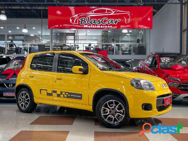 FIAT UNO SPORTING 1.4 EVO FIRE FLEX 8V 4P AMARELO 2012 1.4