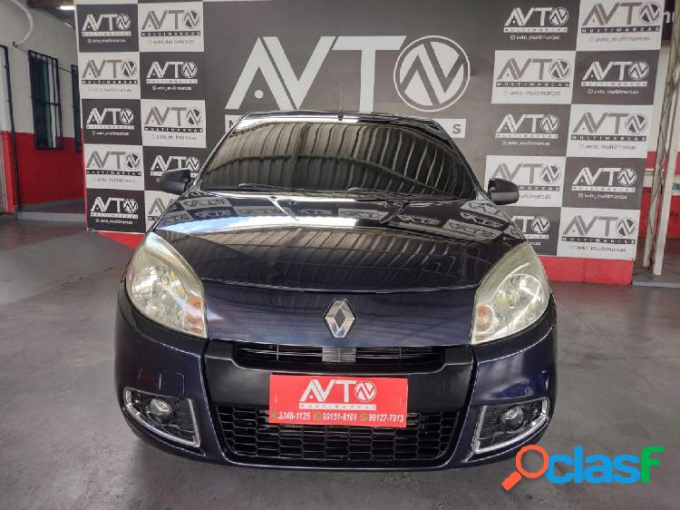 RENAULT SANDERO AUTHENTIQUE HI-FLEX 1.0 16V 5P AZUL 2012 1.0