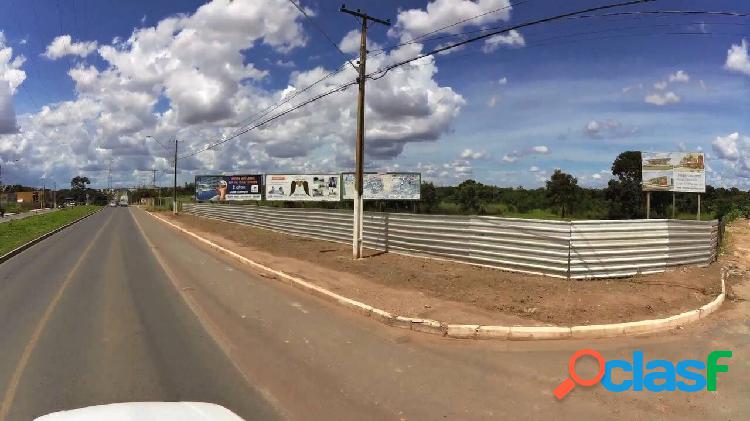 Vende-se 2 terrenos comercial de esquina na Avenida das