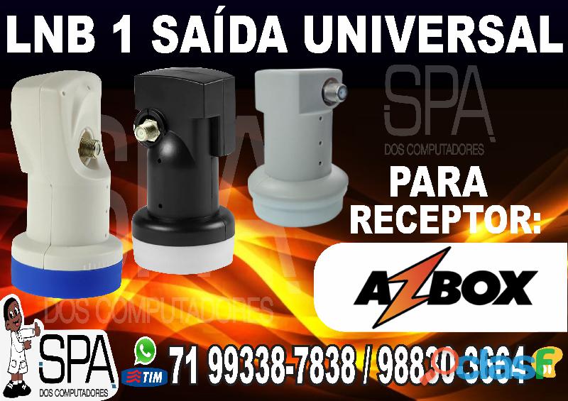 Lnb 1 Saida Universal Banda Ku 4k Hd Para AzBox Em Salvador