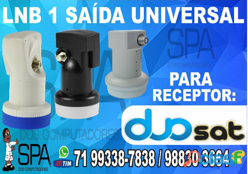 Lnb 1 Saida Universal Banda Ku 4k Hd Para Duosat Em Salvador