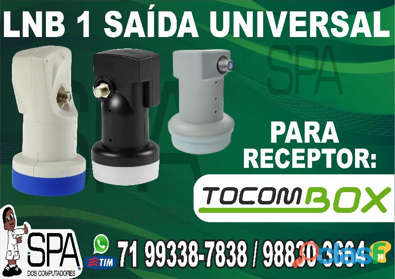 Lnb 1 Saida Universal Banda Ku 4k Hd Para TocomBox Em