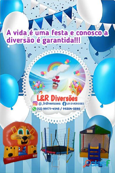 Locações de brinquedos L&R DIVERSÕES.