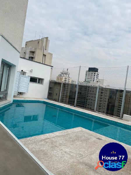 Cobertura duplex na Vila Olímpia, com piscina privativa