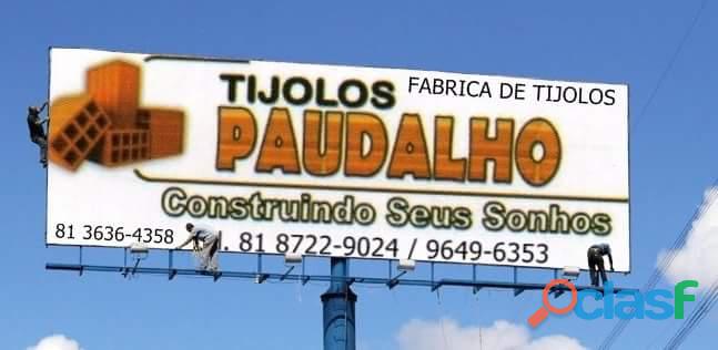 TIJOLOS PARA O CURADO JABOATÃO PE