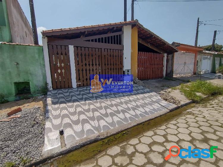 Casa 3dorm.(1suíte) R$ 280.000,00 em Mongaguá na Weverton