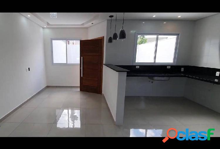 Casa nova com 3 dormitórios - Jd Bahia I - Várzea Pta