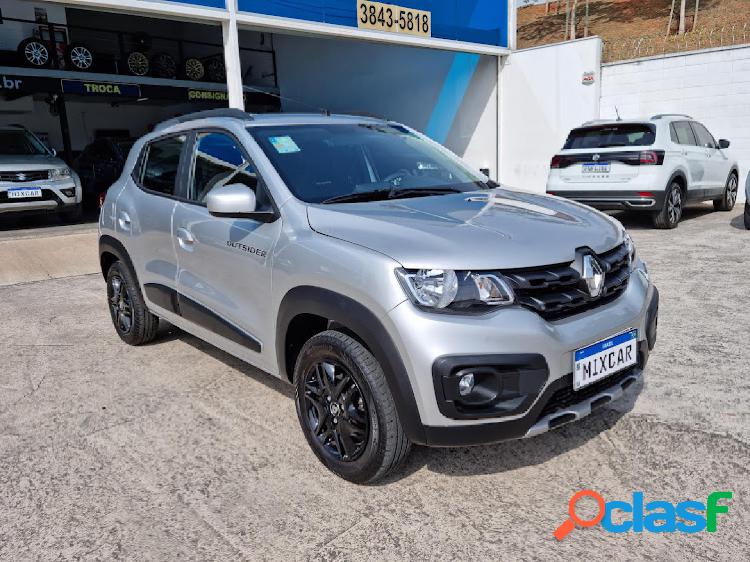 RENAULT KWID OUTSIDER 1.0 FLEX 12V 5P MEC. PRATA 2021 1.0