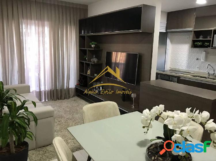 Apartamento com 1 suíte para alugar, 50 m² por R$ 4.500