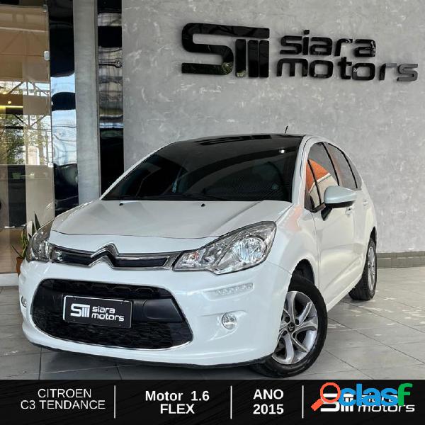 CITROEN C3 TENDANCE 1.6 VTI FLEX START 16V AUT. BRANCO 2015