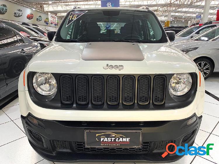 JEEP RENEGADE1.8 4X2 FLEX 16V AUT. BRANCO 2018 1.8 FLEX
