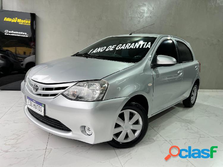 TOYOTA ETIOS XS 1.5 FLEX MANUAL PRATA 2015 1.5 FLEX