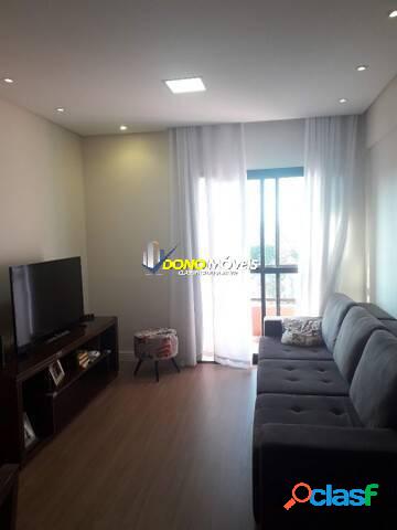 Apto 82 M² com 3 dorm Vila Valparaiso - Santo André