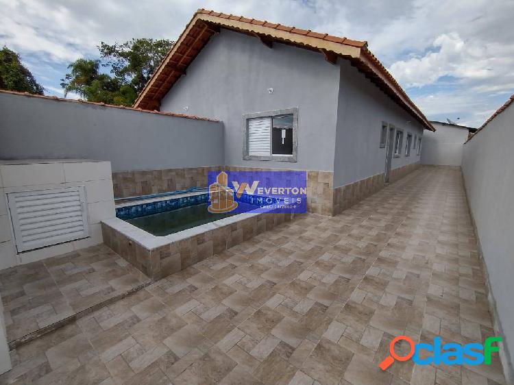 Casa 2dorm.(1suíte) c/ piscina R$250.000,00 em Itanhaém na