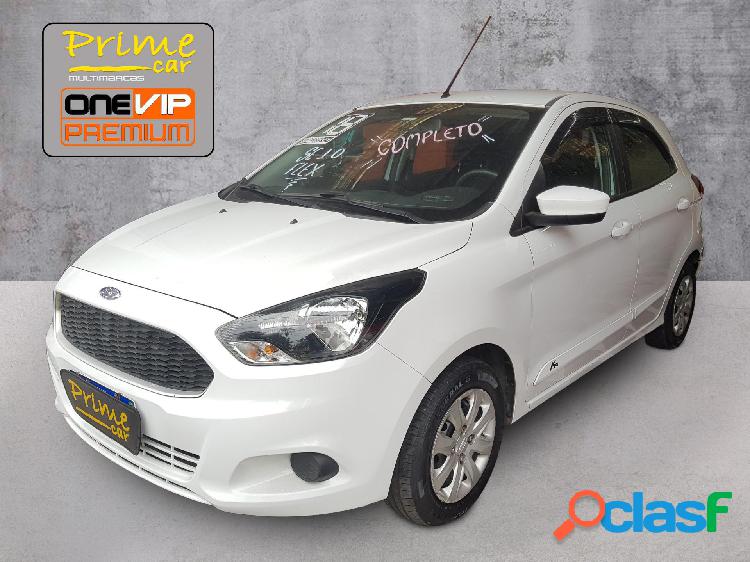 FORD KA 1.0 SESE PLUS TIVCT FLEX 5P BRANCO 2018 1.0 FLEX