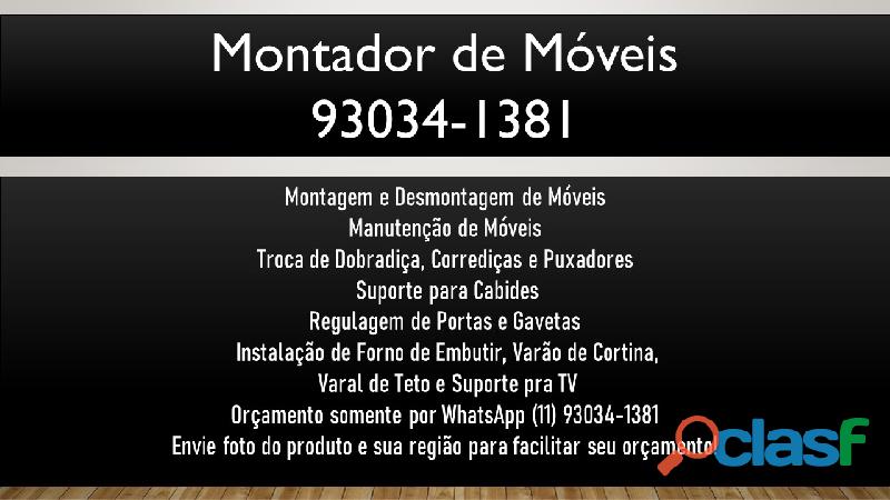 Montagem de Móveis Zona Leste SP 930341381