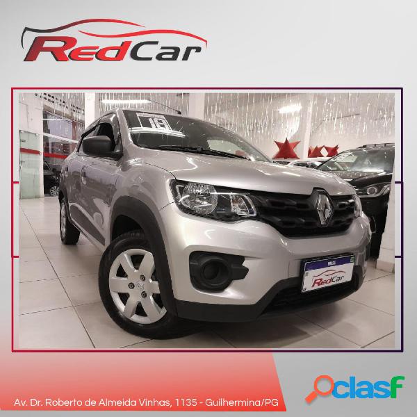 RENAULT KWID ZEN 1.0 FLEX 12V 5P MEC. PRATA 2018 1.0 FLEX