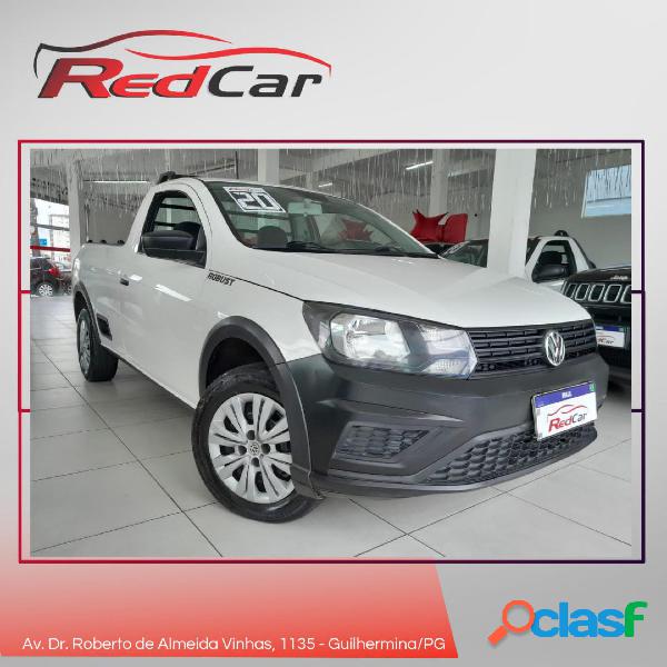 VOLKSWAGEN SAVEIRO ROBUST 1.6 TOTAL FLEX 8V BRANCO 2020 1.6