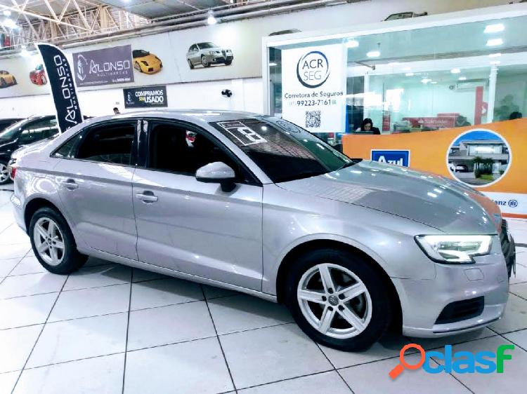 AUDI A3 SEDAN 1.4 TFSI FLEX TIPTRONIC 4P PRATA 2017 1.4 FLEX