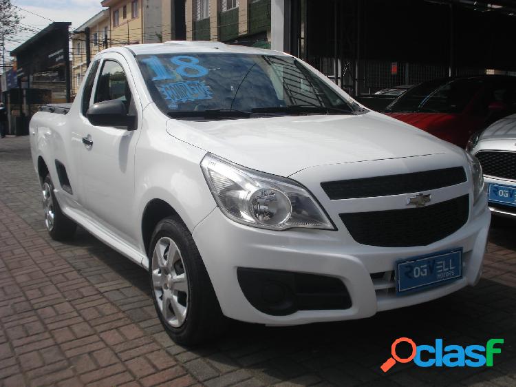 CHEVROLET MONTANA LS 1.4 ECONOFLEX 8V 2P BRANCO 2018 1.4