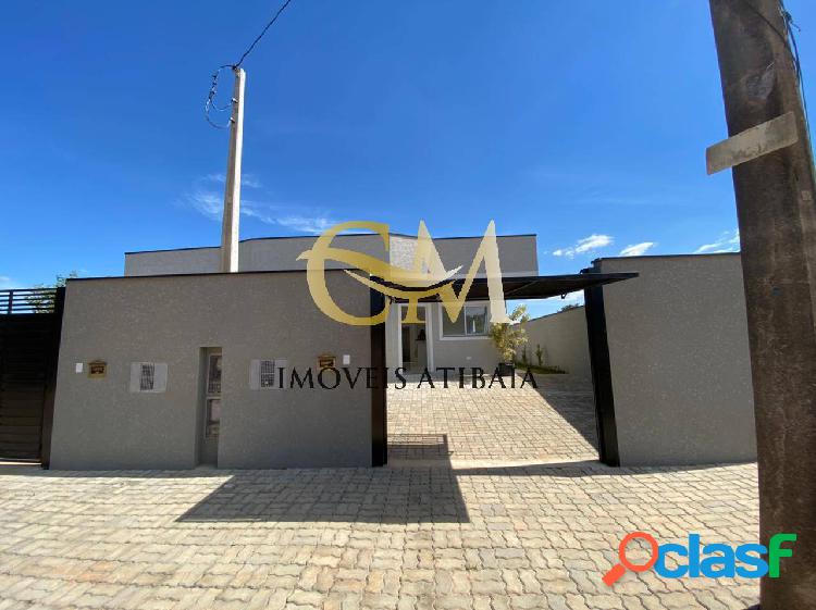 Casa nova em Atibaia para financiamento bancário.