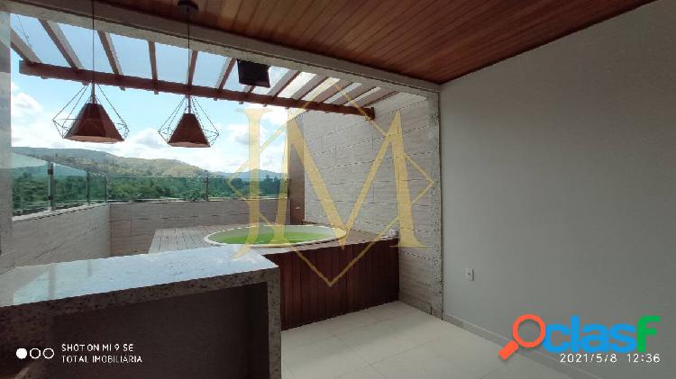 Cobertura duplex com área gourmet com ofurô à venda,