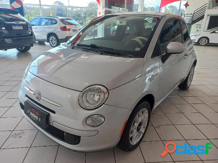 FIAT 500 CULT 1.4 FLEX 8V EVO DUALOGIC PRATA 2013 1.4 FLEX