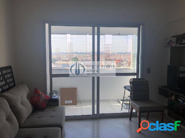 Lindo apartamento 2 dormitórios e varanda com 1 vaga no