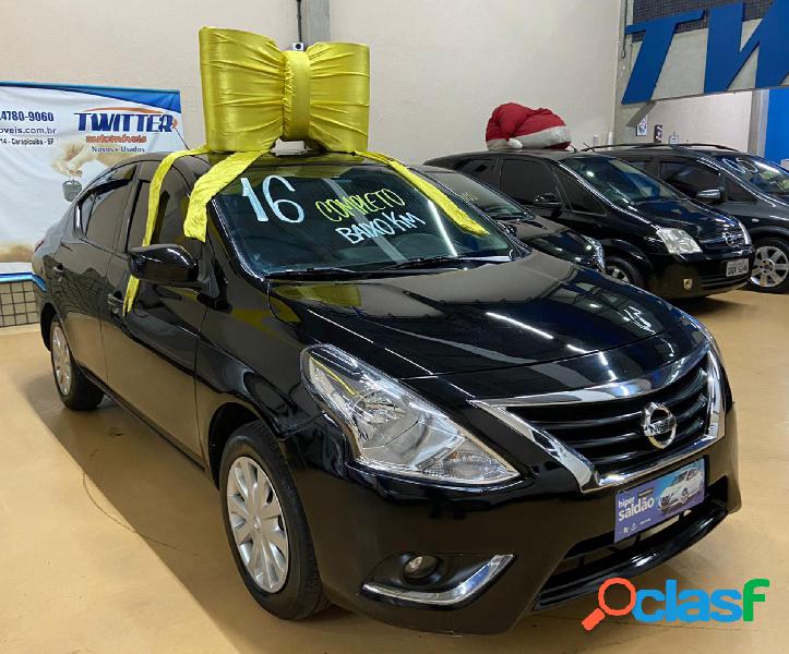 NISSAN VERSA 1.0 12V FLEXSTART 4P MEC. PRETO 2016 1.0 FLEX