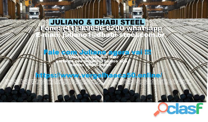 Vergalhão, Telas, Treliças e Colunas é na Dhabi Steel