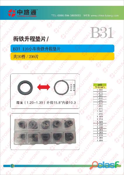 injector adjustment shim manufacturers