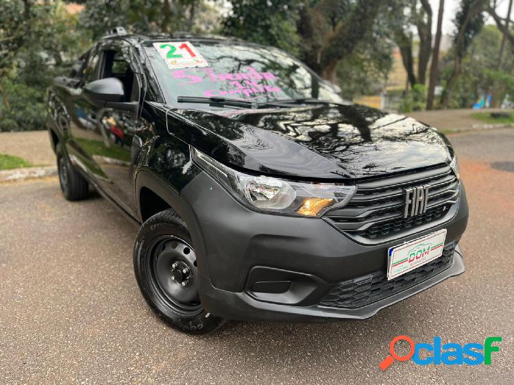 FIAT STRADA ENDURANCE 1.4 FLEX 8V CS PLUS PRETO 2021 1.4
