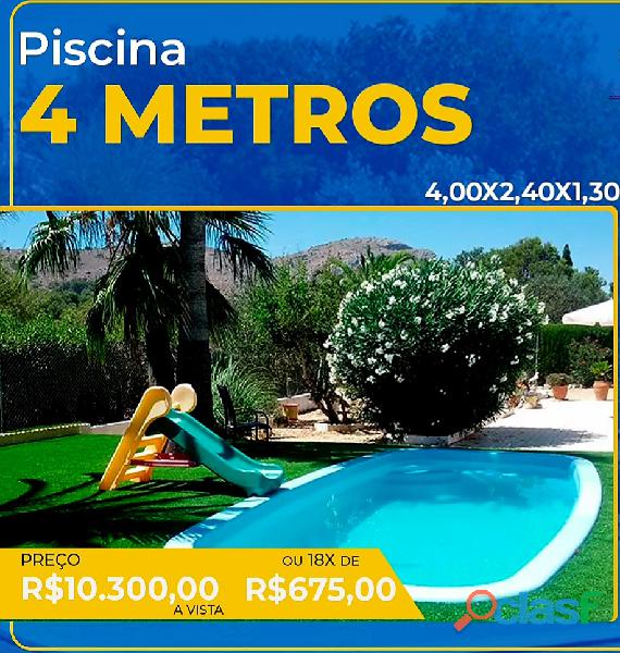 Piscina de Fibra 25 anos de garantia