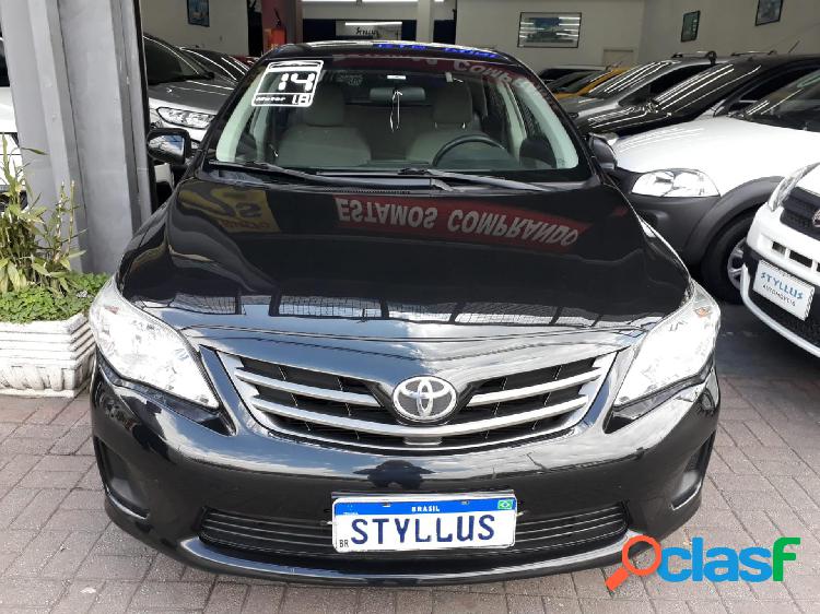 TOYOTA COROLLA GLI 1.8 FLEX 16V AUT. PRETO 2014 1.8 FLEX