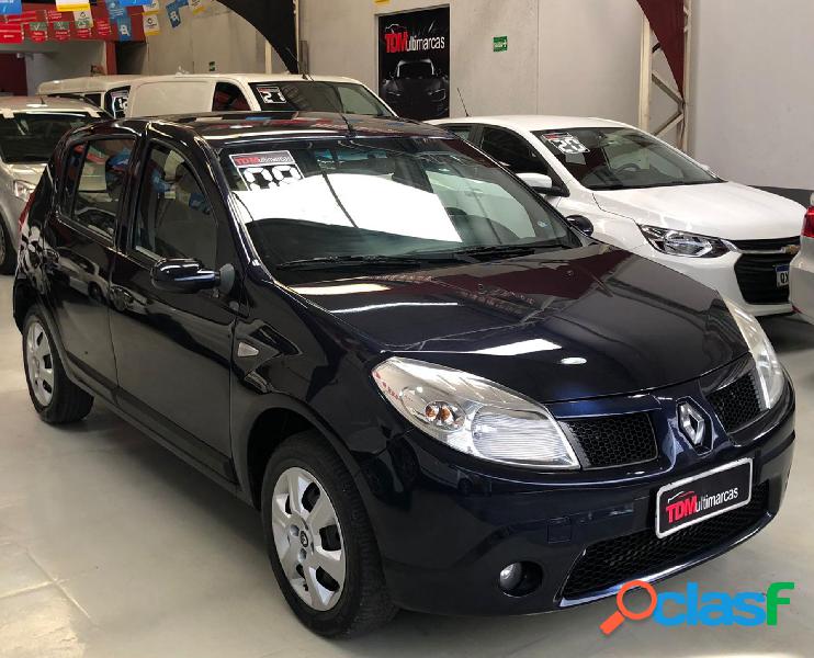 RENAULT SANDERO PRIVILEGE HI-FLEX 1.6 8V 5P AZUL 2008 1.6