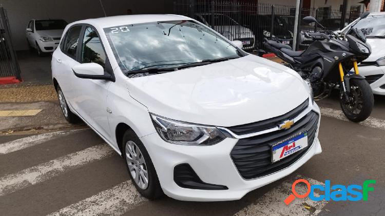 CHEVROLET ONIX HATCH LT 1.0 12V FLEX 5P MEC. BRANCO 2020 1.0